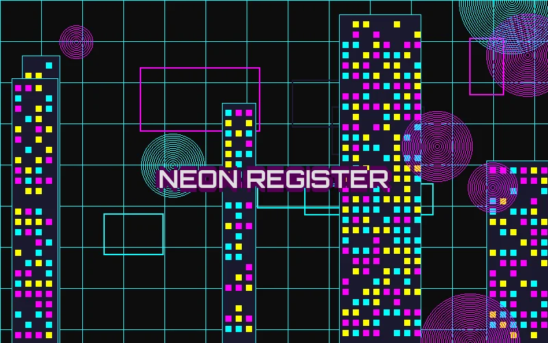 老虎机霓虹居民身份认证界面